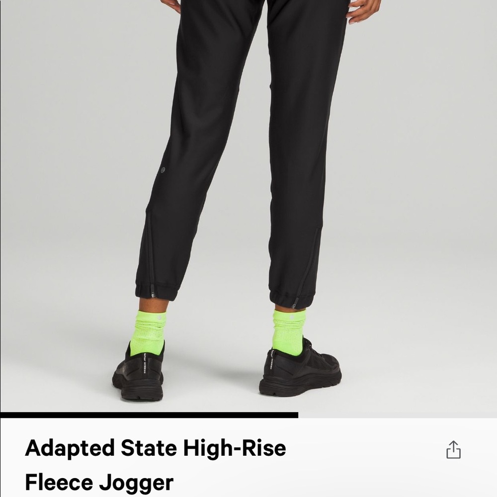 Adapted State High Rise Fleece Jogger - Picture 2 of 4